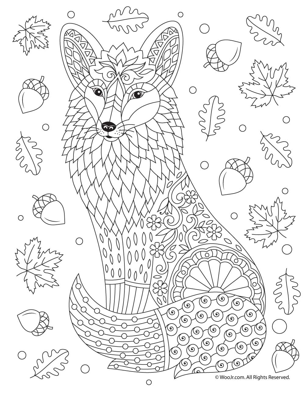 Coloring Pages Fox 34