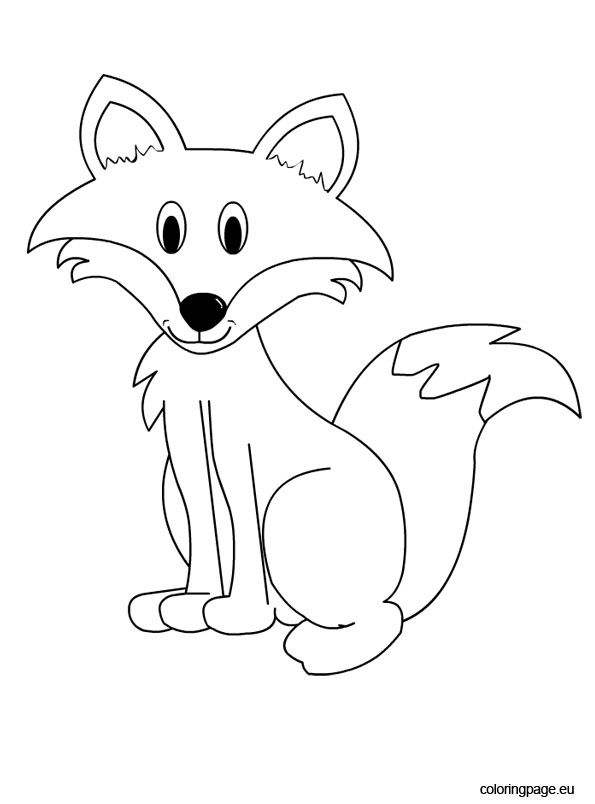 Coloring Pages Fox 36