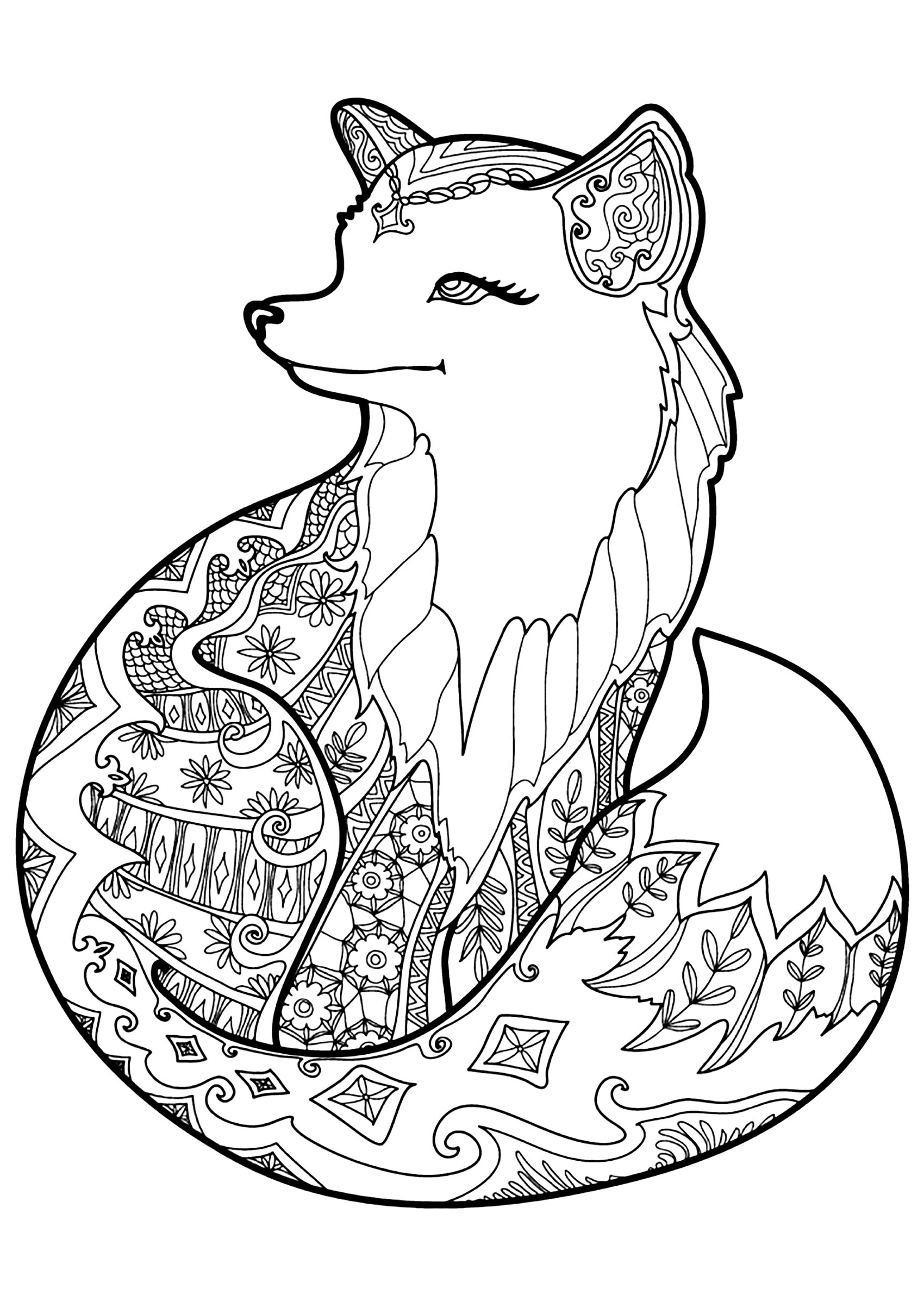 Coloring Pages Fox 37