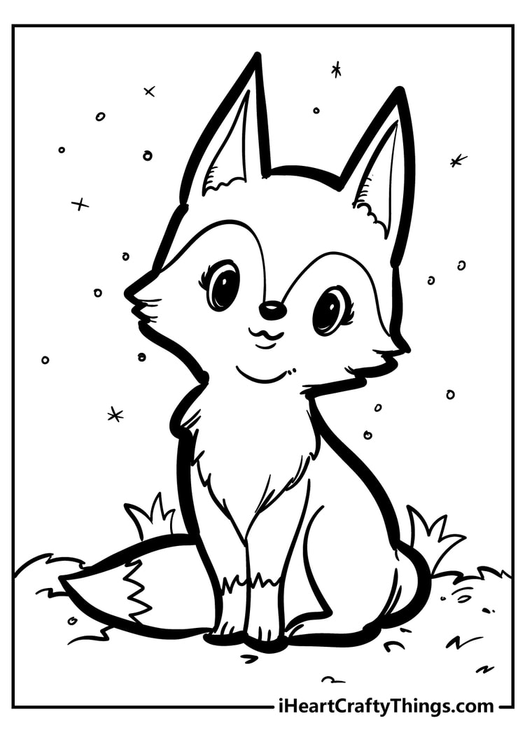 Coloring Pages Fox 38