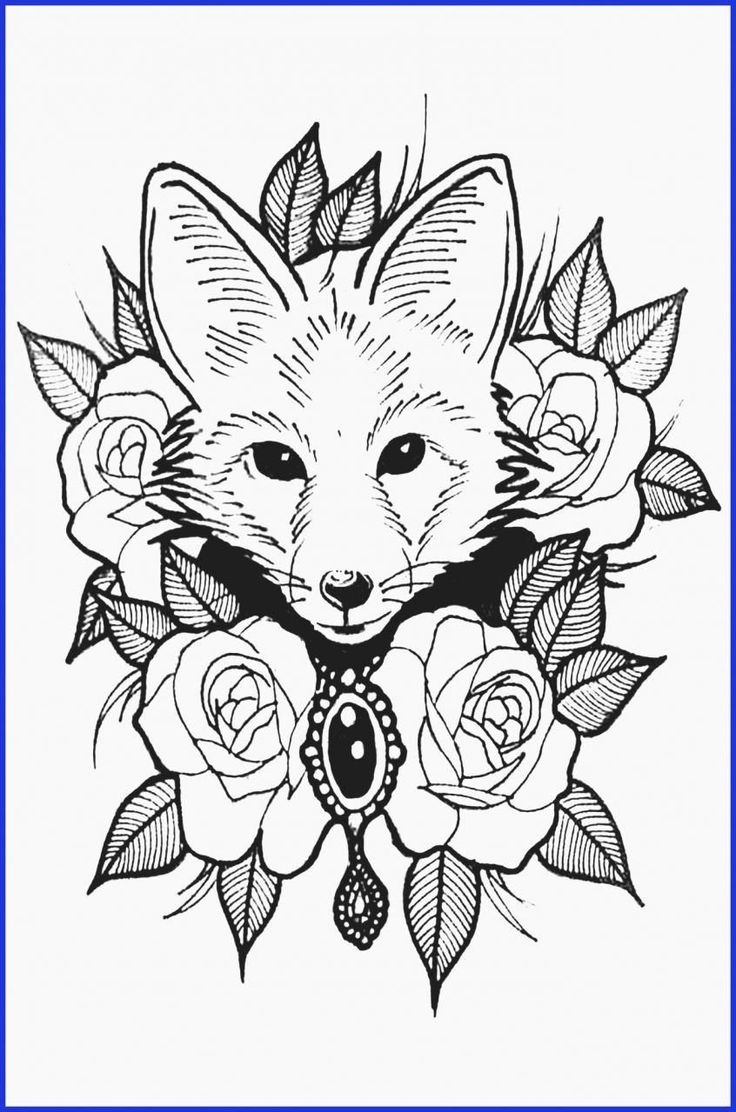 Coloring Pages Fox 42