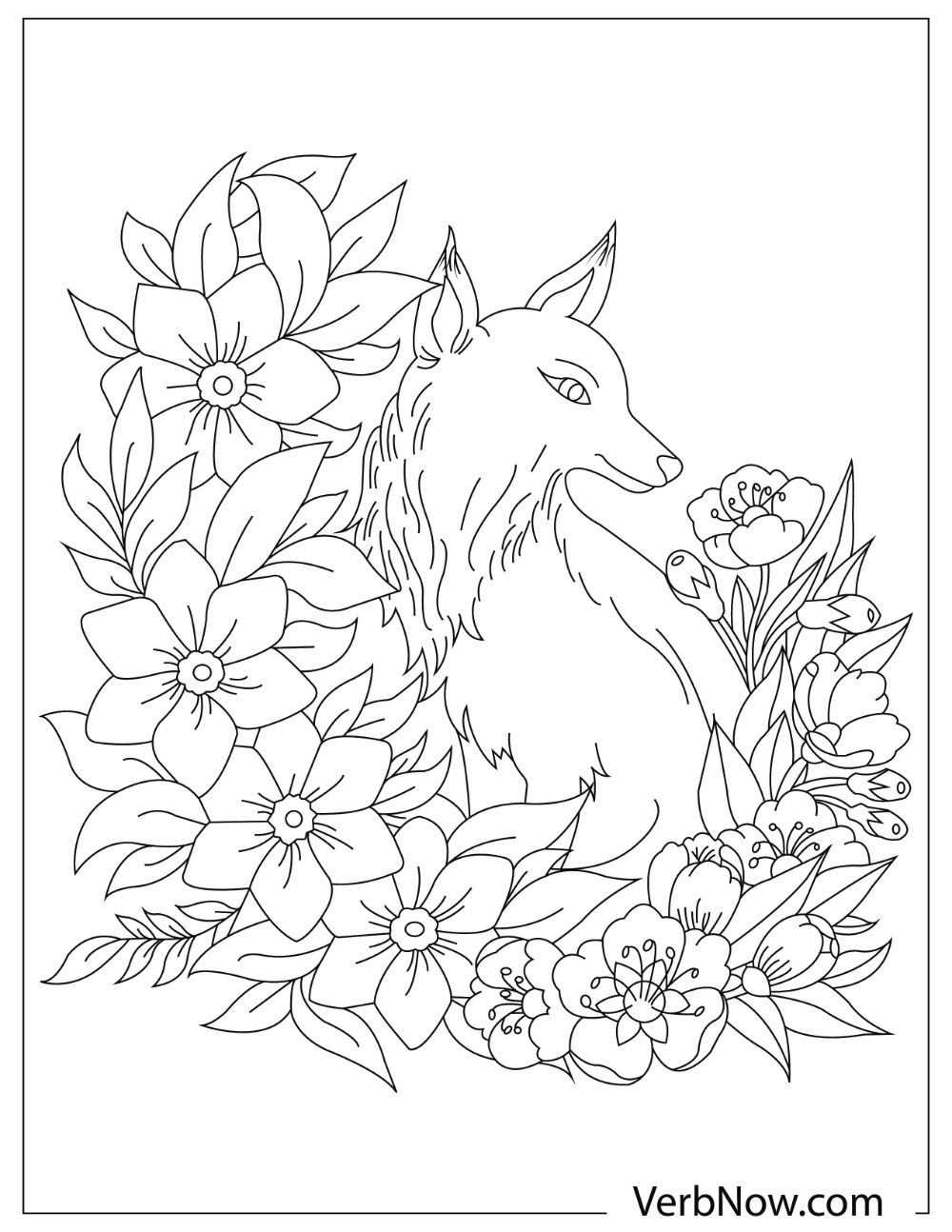 Coloring Pages Fox 43