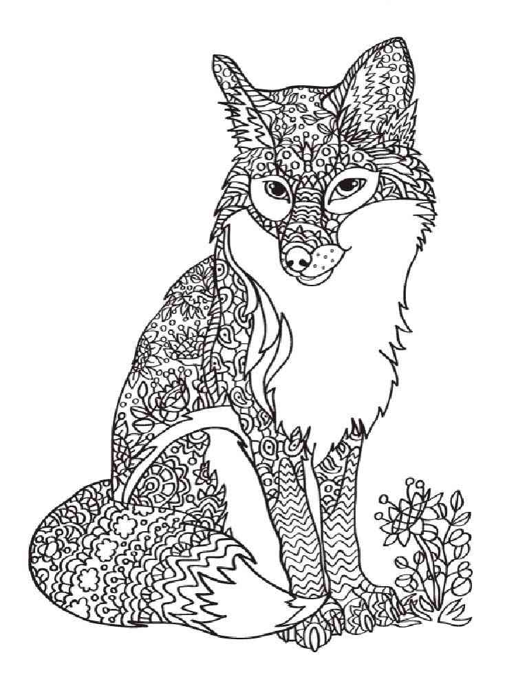 Coloring Pages Fox 45