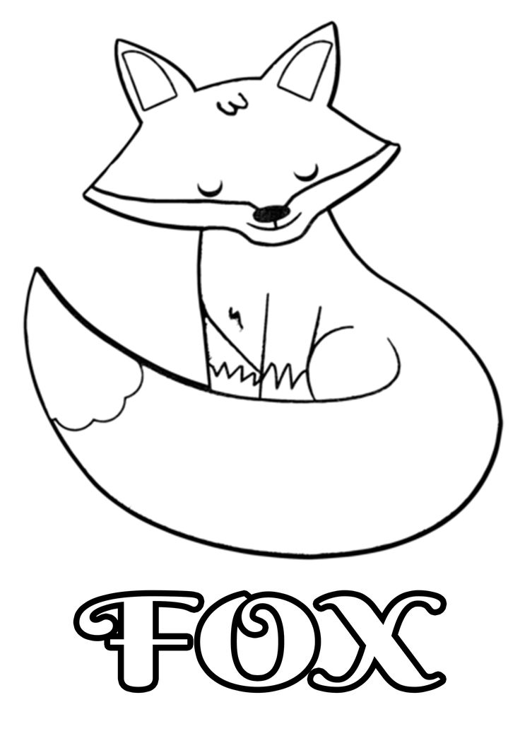 Coloring Pages Fox 50