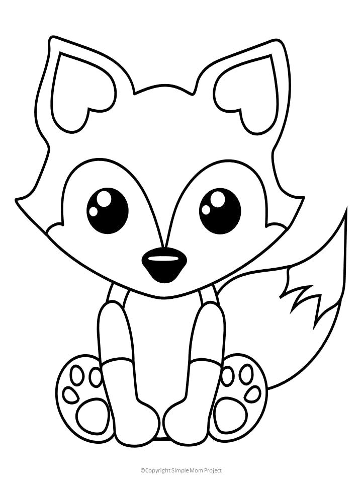 Coloring Pages Fox 51