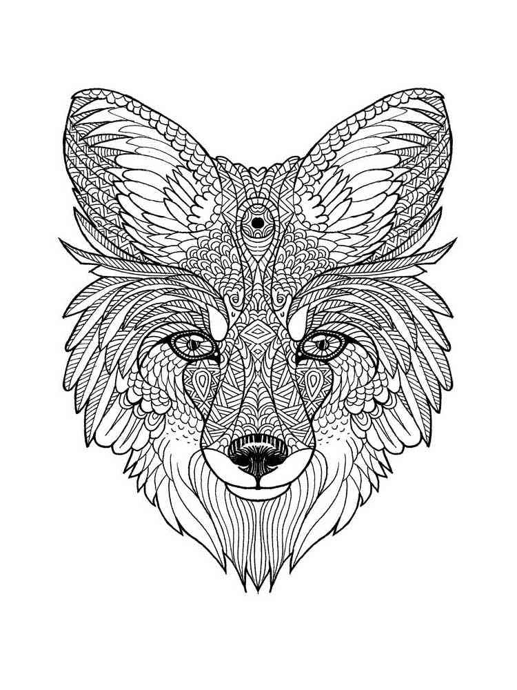 Coloring Pages Fox 55