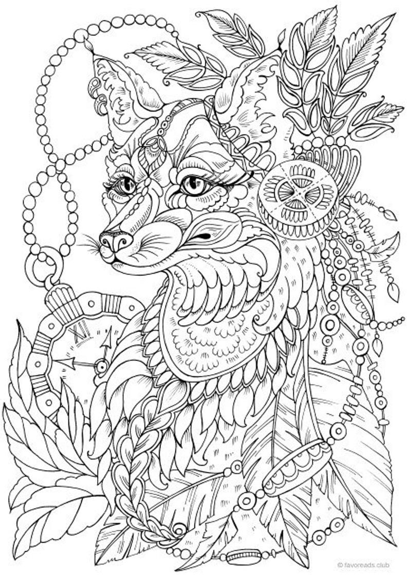 Coloring Pages Fox 69