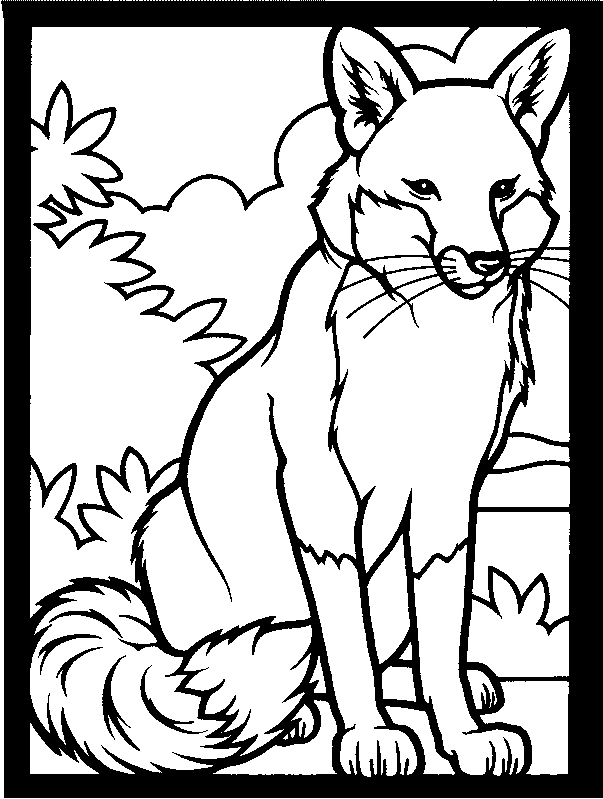 Coloring Pages Fox 82