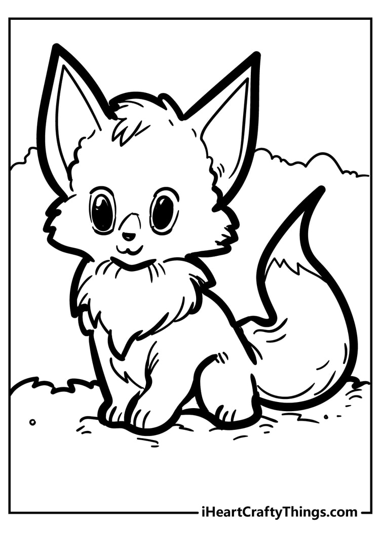 Coloring Pages Fox 83