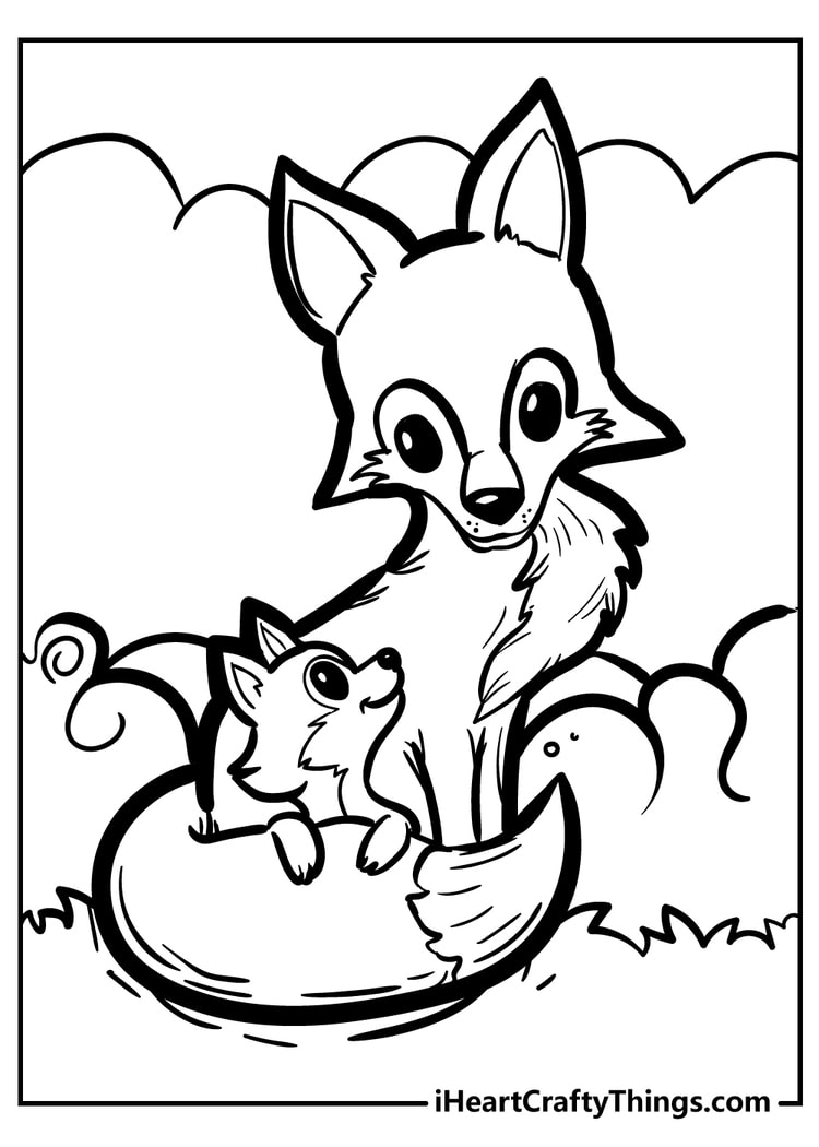 Coloring Pages Fox 85