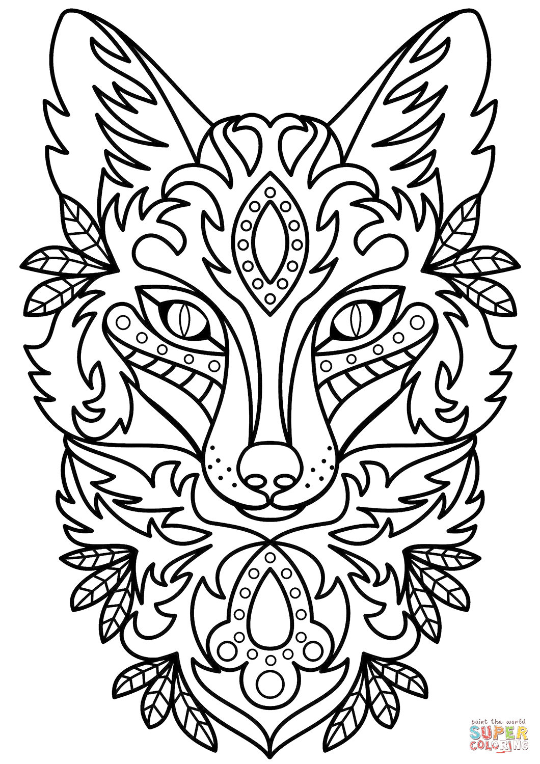 Coloring Pages Fox 87