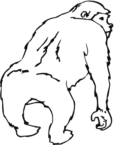 Coloring Pages Of Gorillas 31