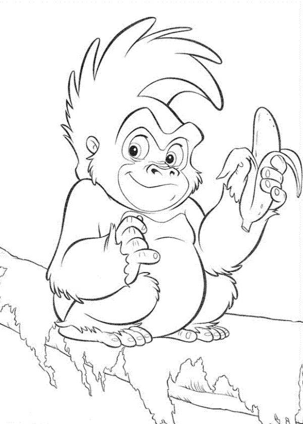 Coloring Pages Of Gorillas 38