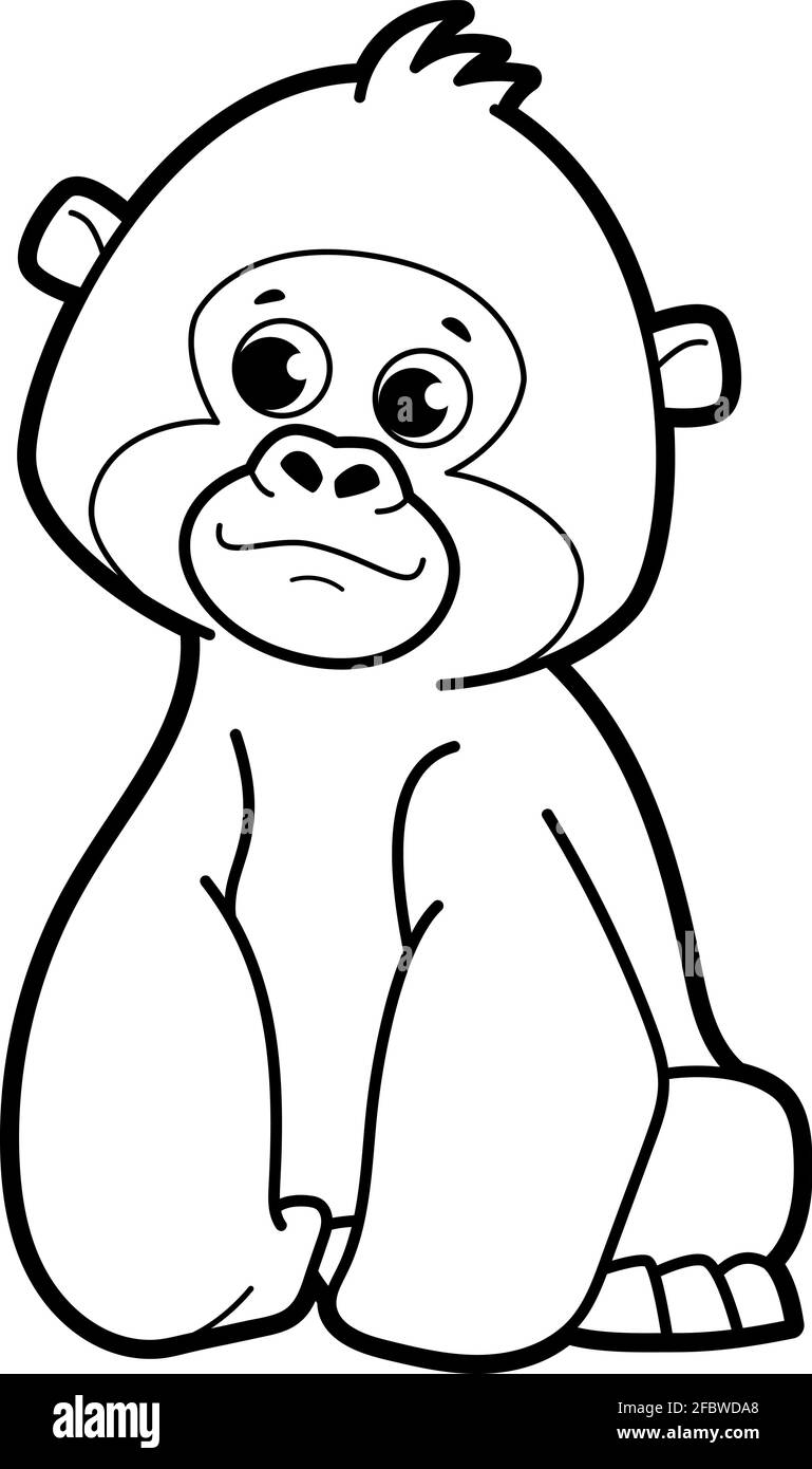 Coloring Pages Of Gorillas 44