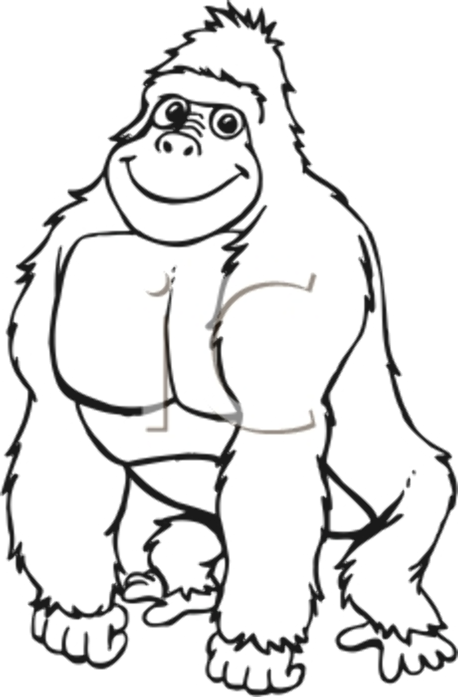 Coloring Pages Of Gorillas 55