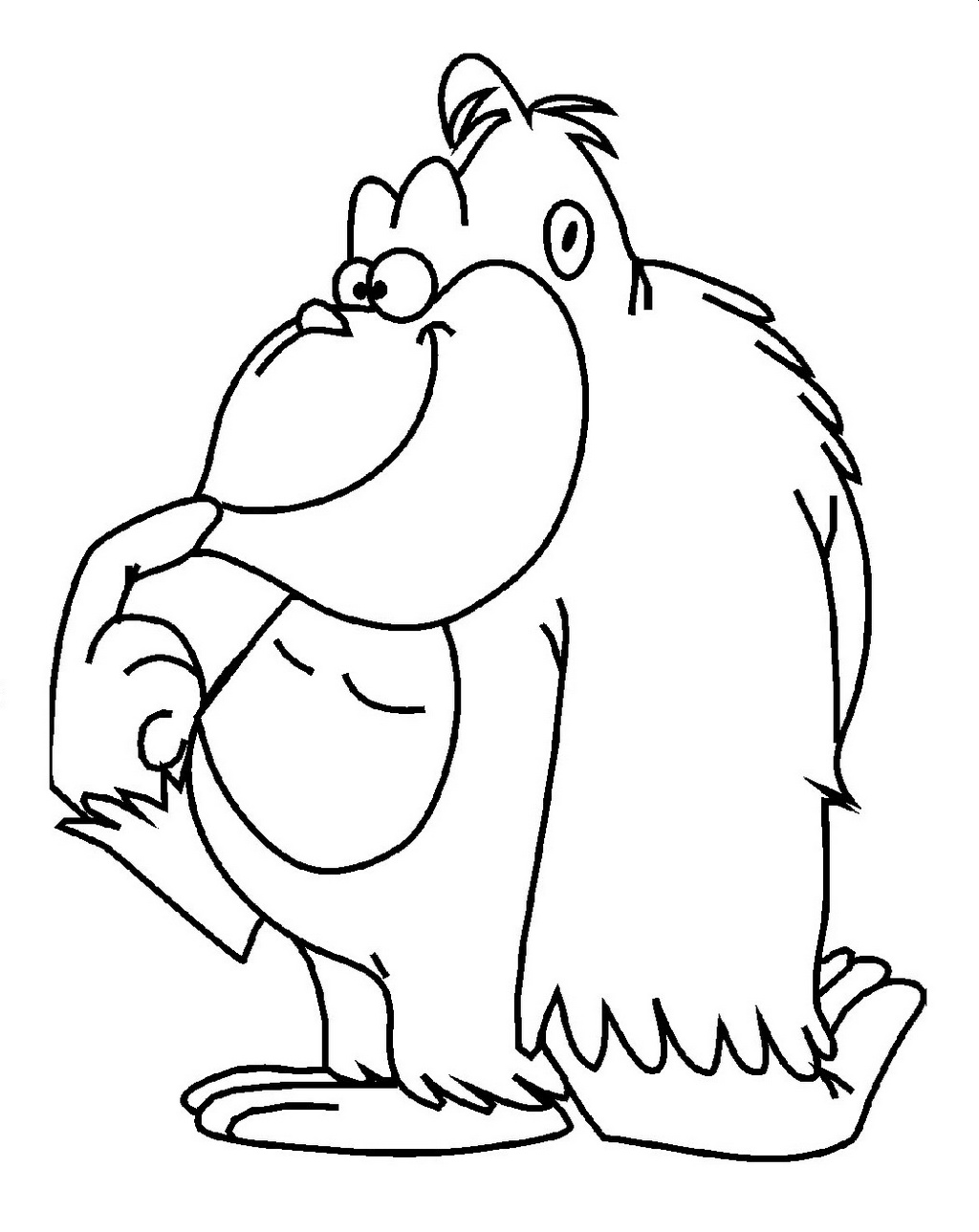 Coloring Pages Of Gorillas 6