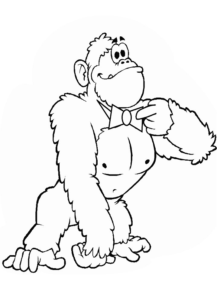 Coloring Pages Of Gorillas 60