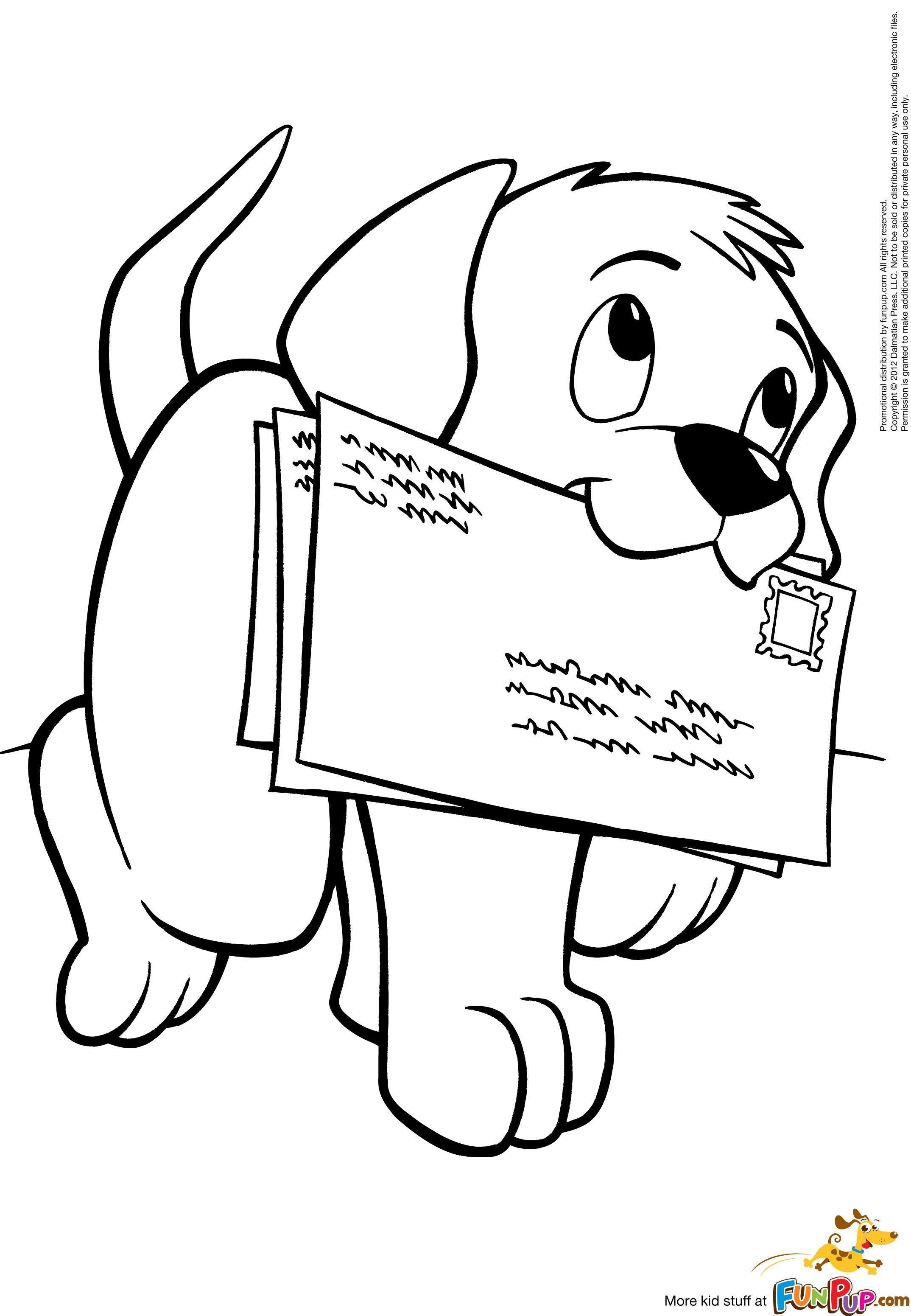 Dog Coloring Pictures 1