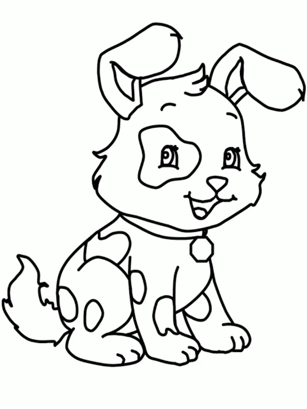 Dog Coloring Pictures 10