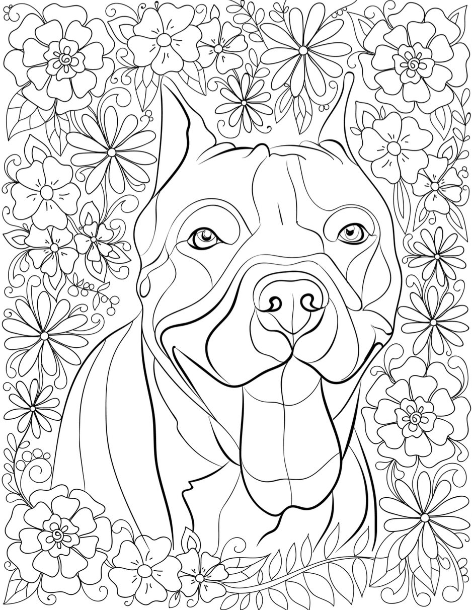 Dog Coloring Pictures 17