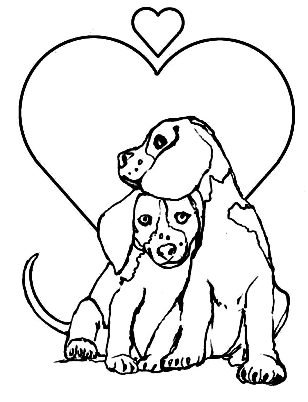 Dog Coloring Pictures 19