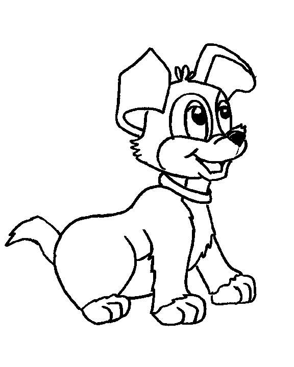 Dog Coloring Pictures 21