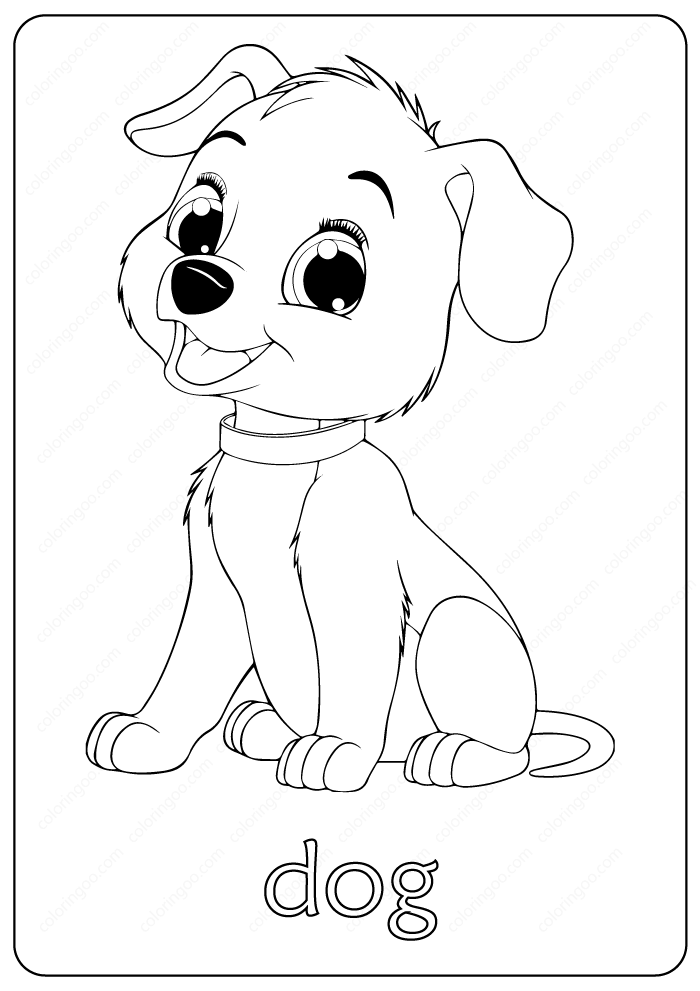 Dog Coloring Pictures 41