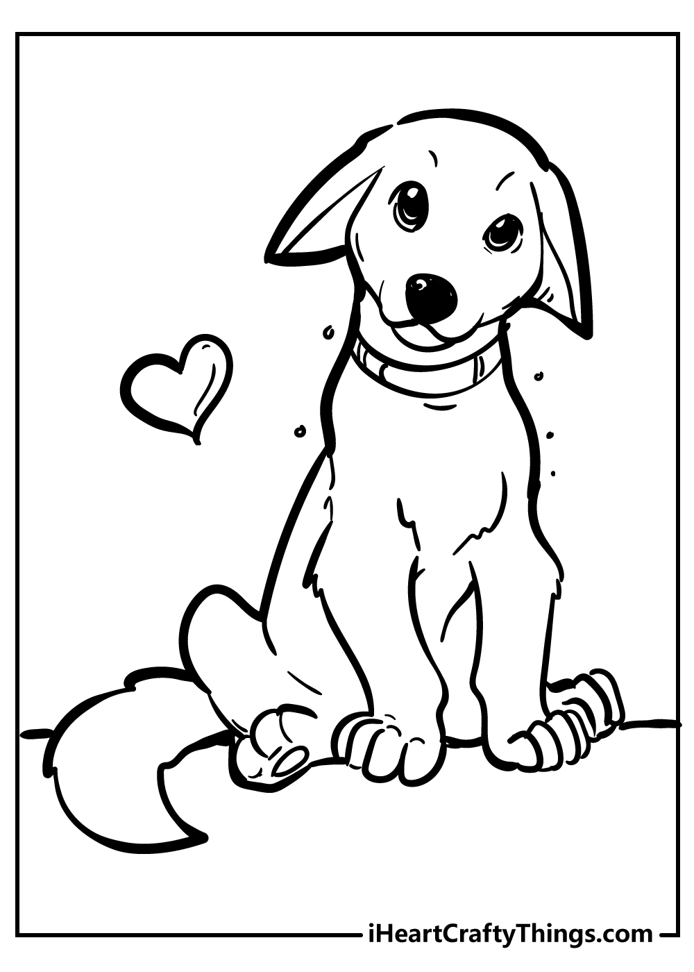 Dog Coloring Pictures 49