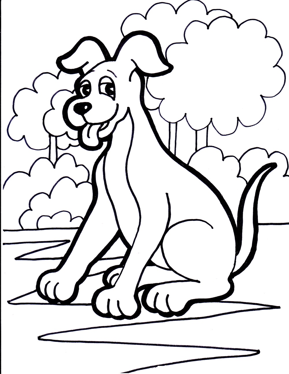 Dog Coloring Pictures 53