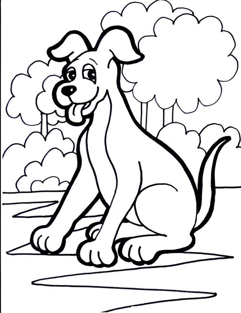 Dog Coloring Pictures 79