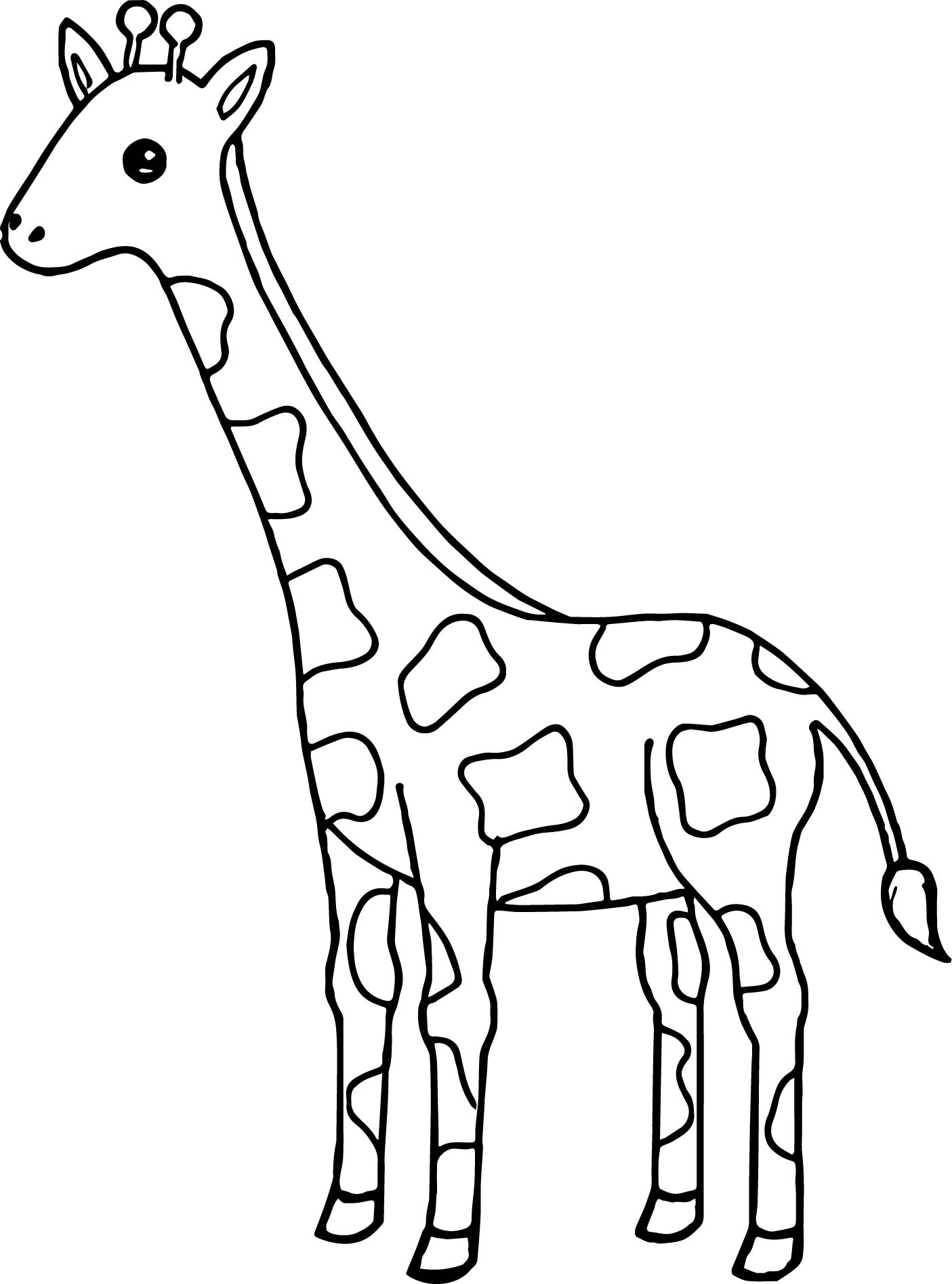 Giraffe Coloring Sheet 23