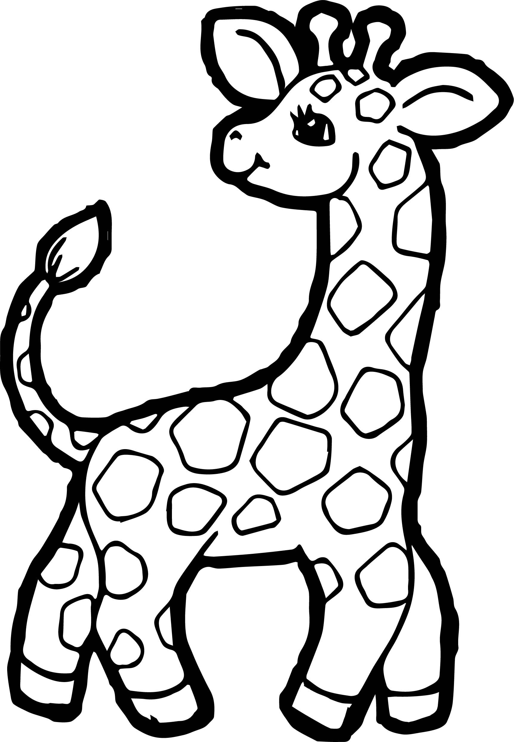 Giraffe Coloring Sheet 26