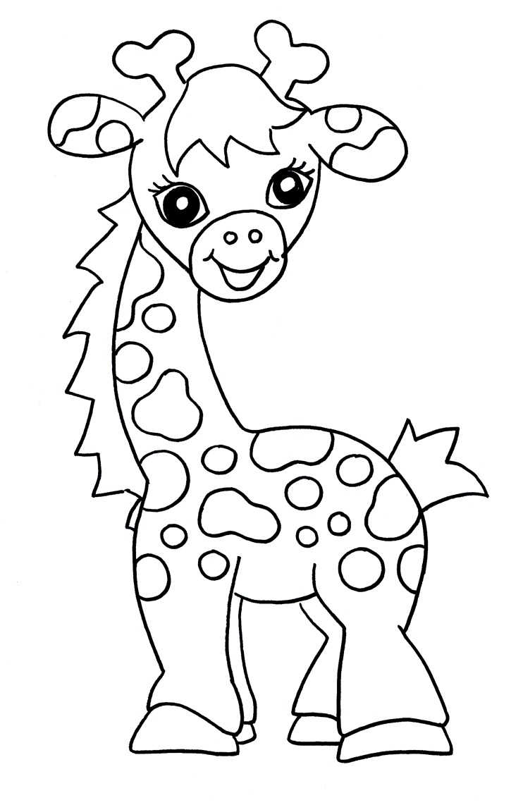 Giraffe Coloring Sheet 31