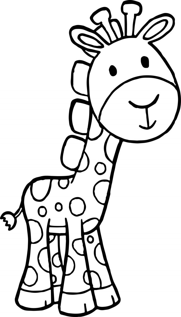 Giraffe Coloring Sheet 38