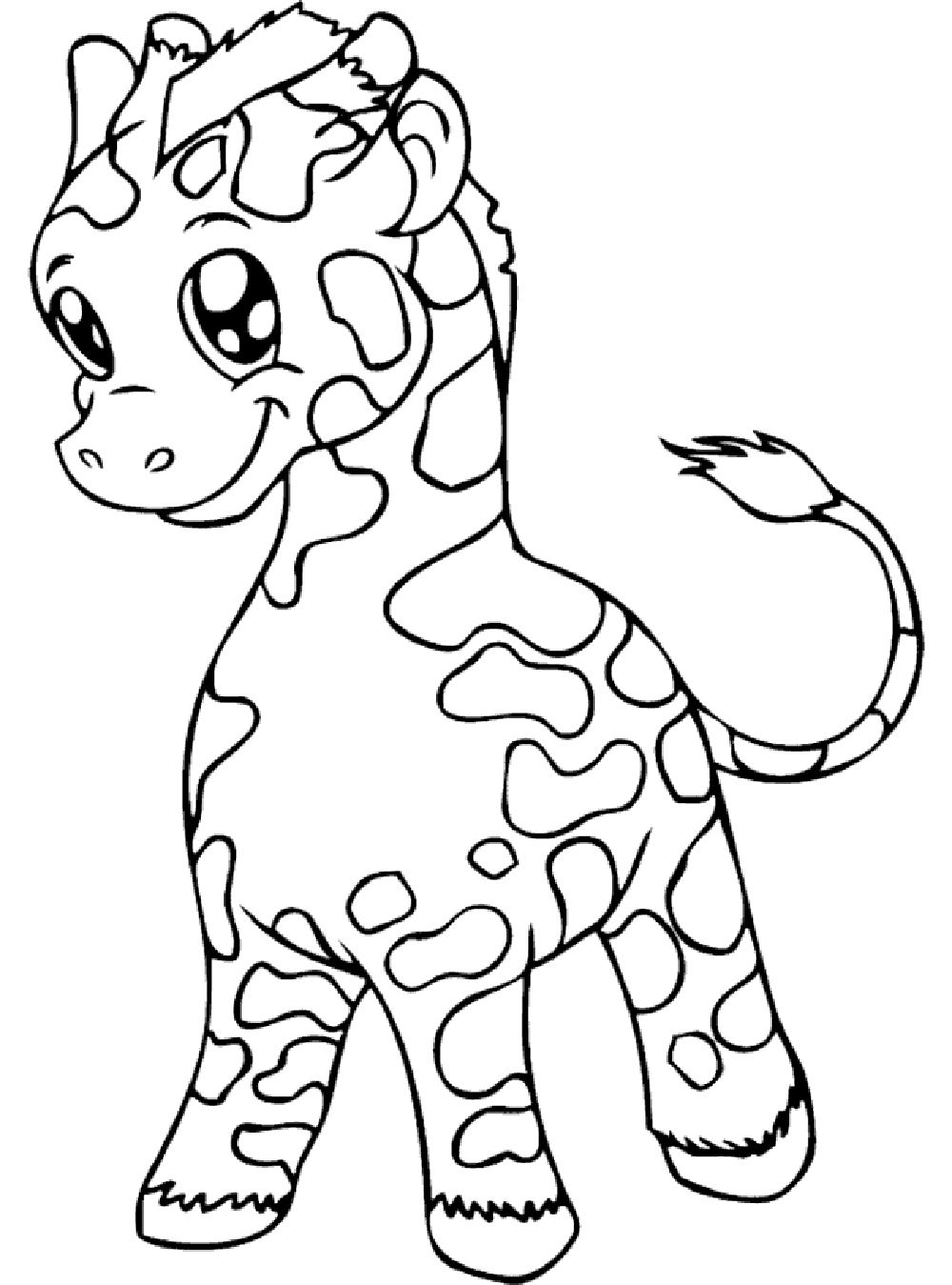 Giraffe Coloring Sheet 40