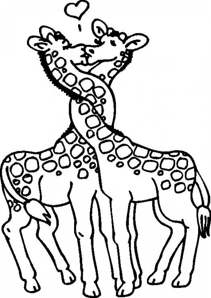 Giraffe Coloring Sheet 53