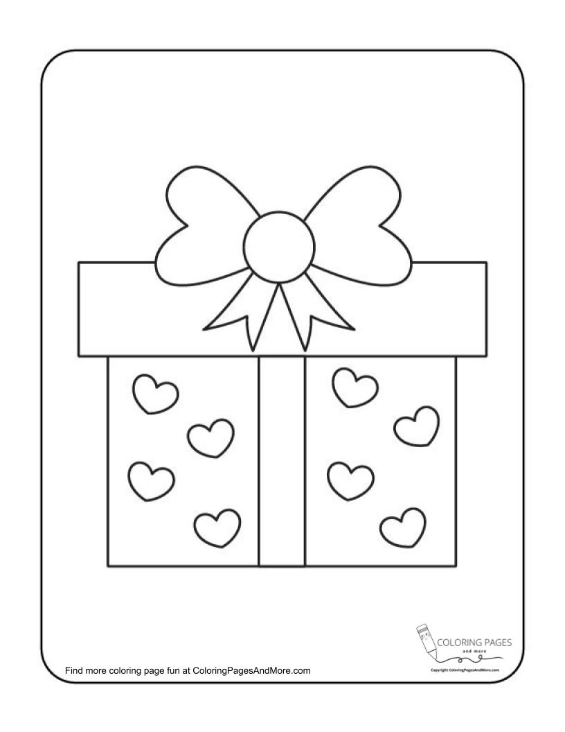 Present Coloring Pages 10