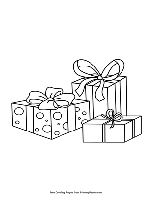 Present Coloring Pages 11