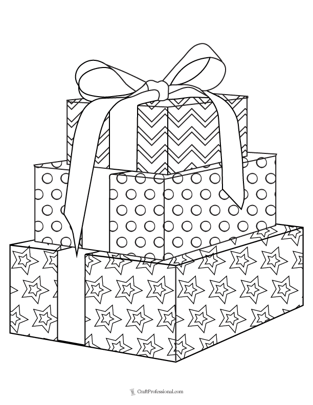 Present Coloring Pages 29