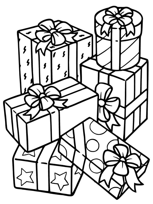 Present Coloring Pages 36