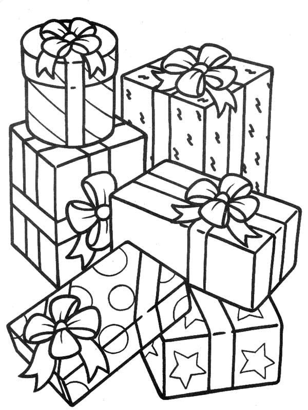 Present Coloring Pages 73