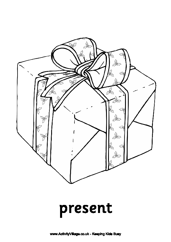 Present Coloring Pages 92