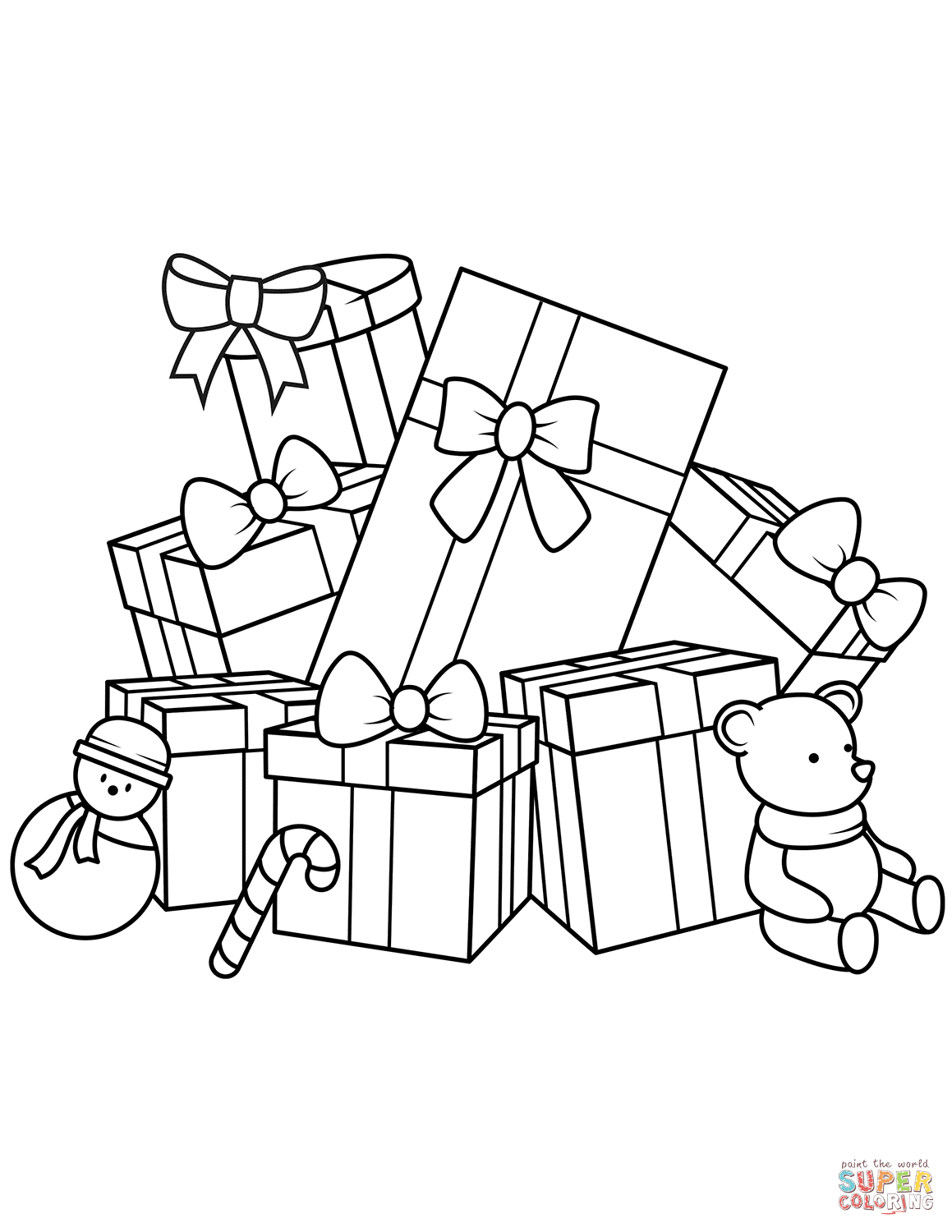 Present Coloring Pages 98