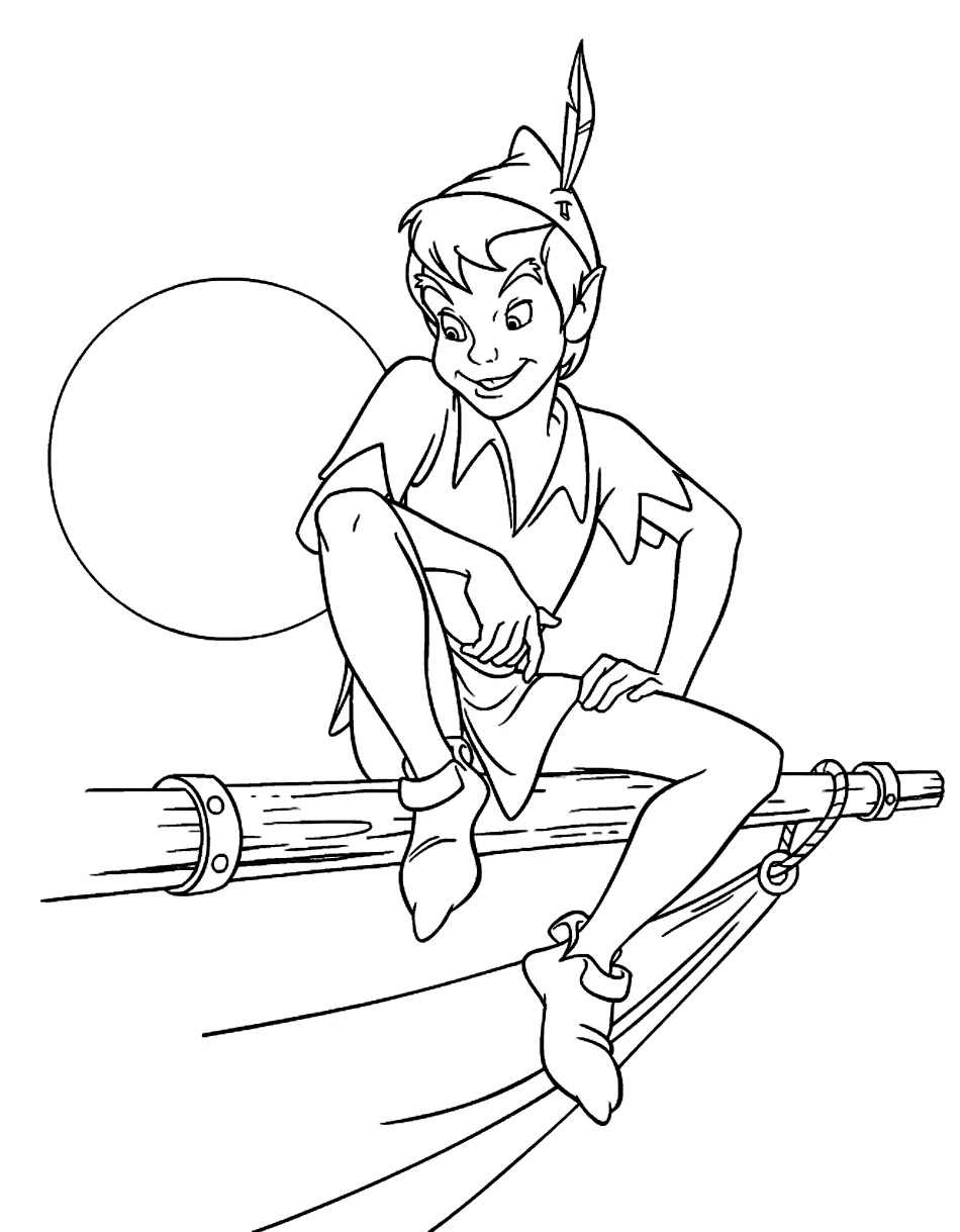 25 Peter Pan Coloring Pages 1