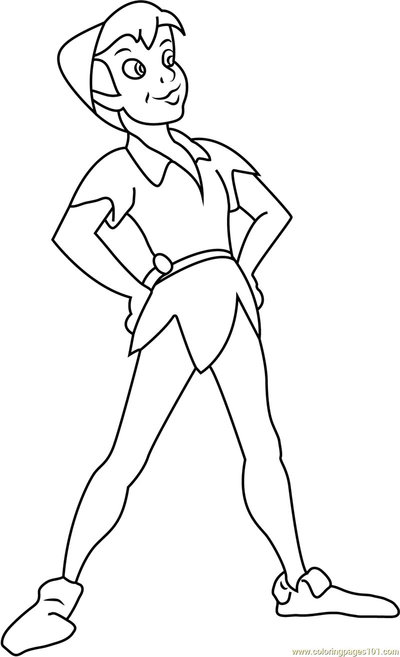 25 Peter Pan Coloring Pages 2