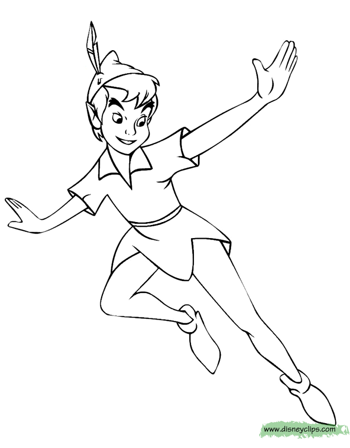 25 Peter Pan Coloring Pages 3