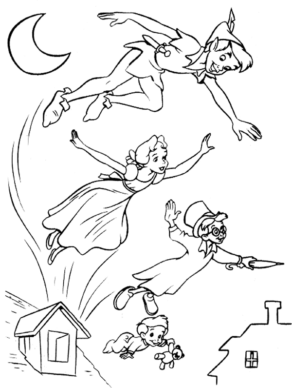 25 Peter Pan Coloring Pages 4