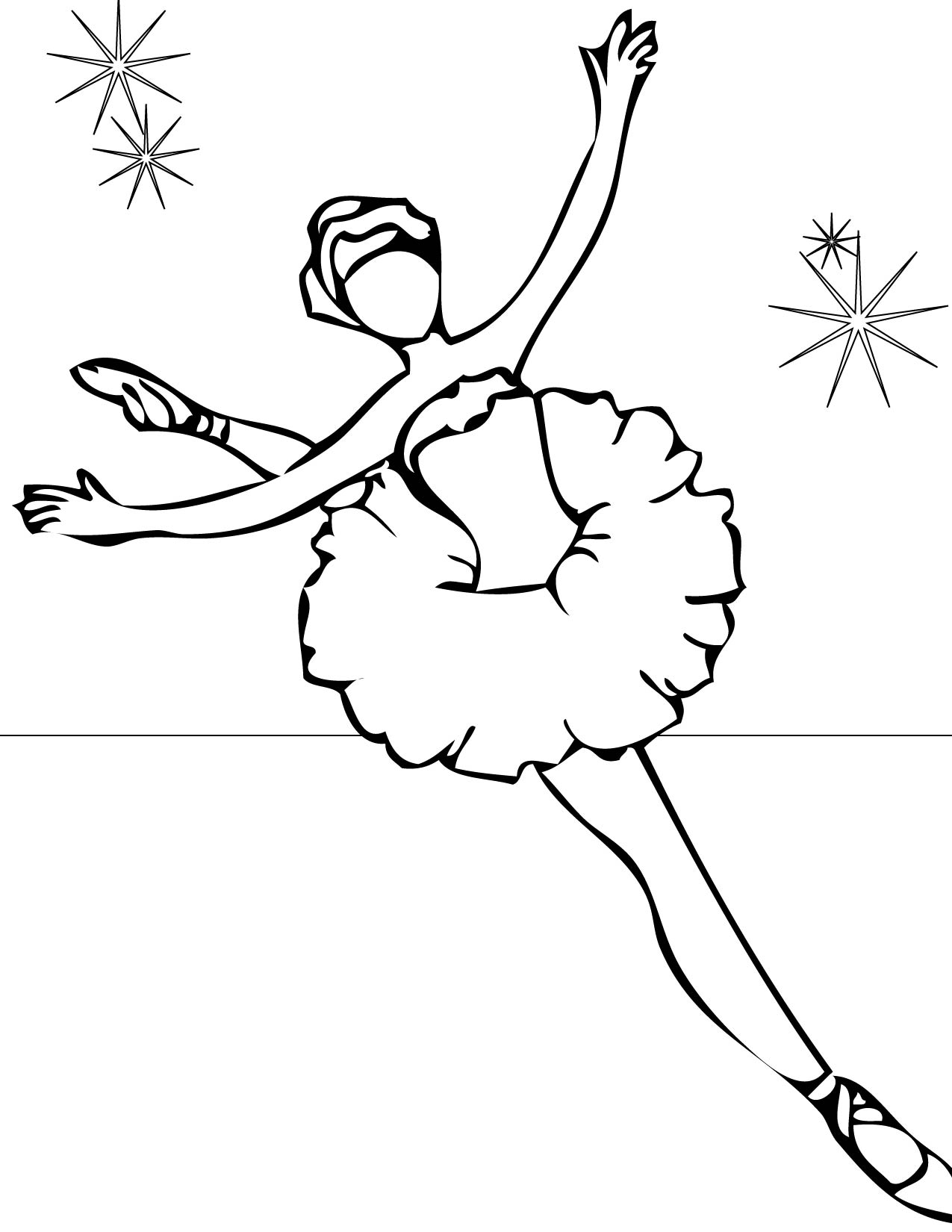 30 Coloring Pages For Ballet 1