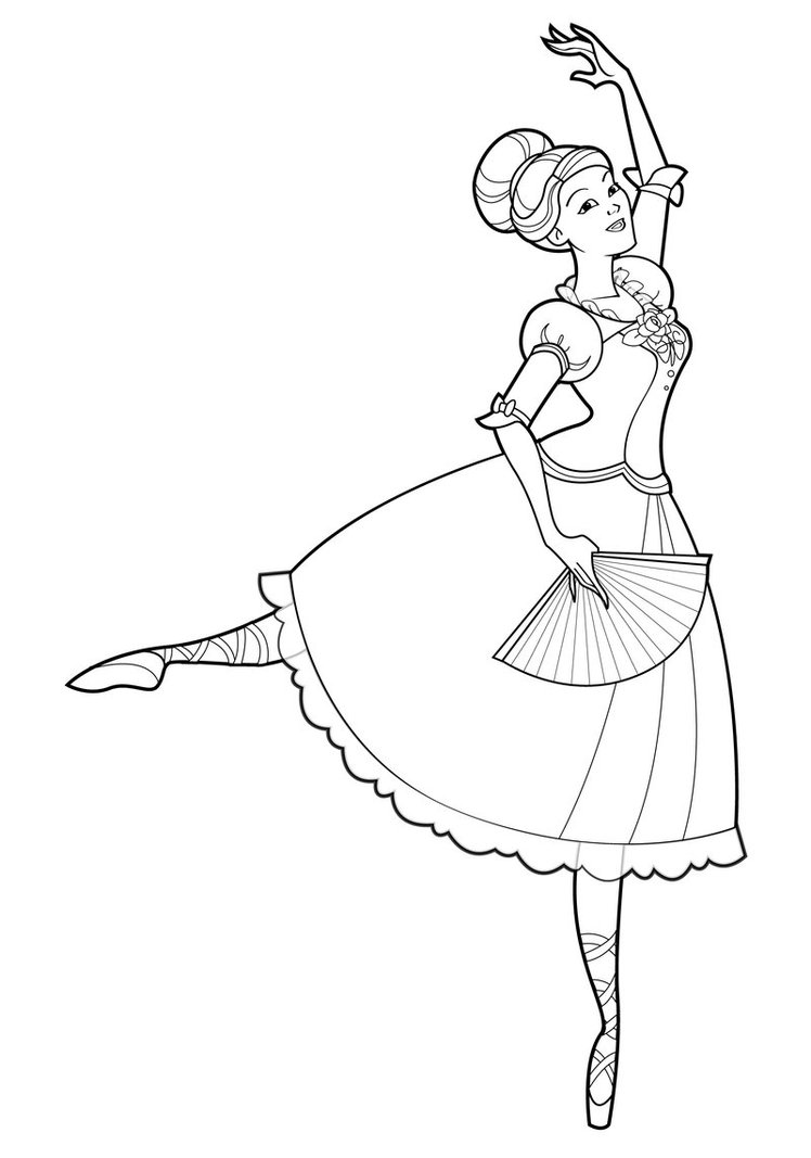 30 Coloring Pages For Ballet 10