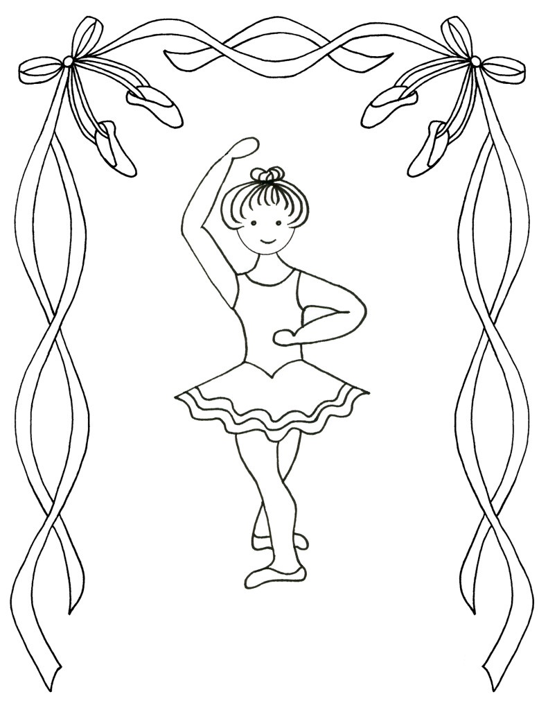 30 Coloring Pages For Ballet 13